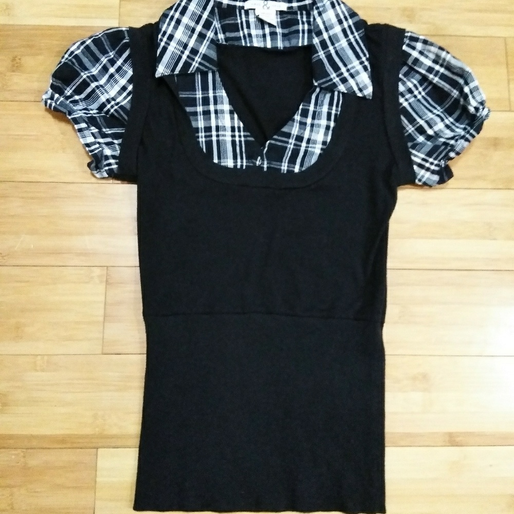 Plaided Collared shirt